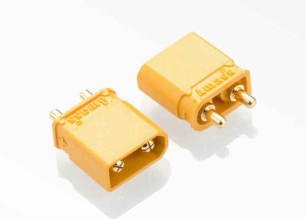 2mm插頭XT30UPB-M，遙控飛機穿越機無人機連接器